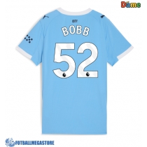 Fotballdrakt Dame Manchester City Oscar Bobb #52 Hjemmedrakt 2025-26 Kortermet